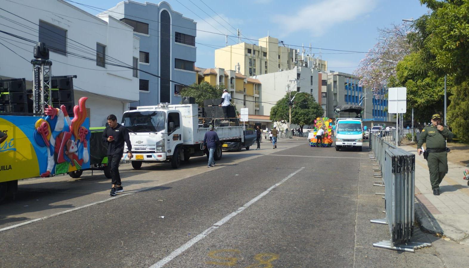 Carrera 44 entre calles 74 y 72.