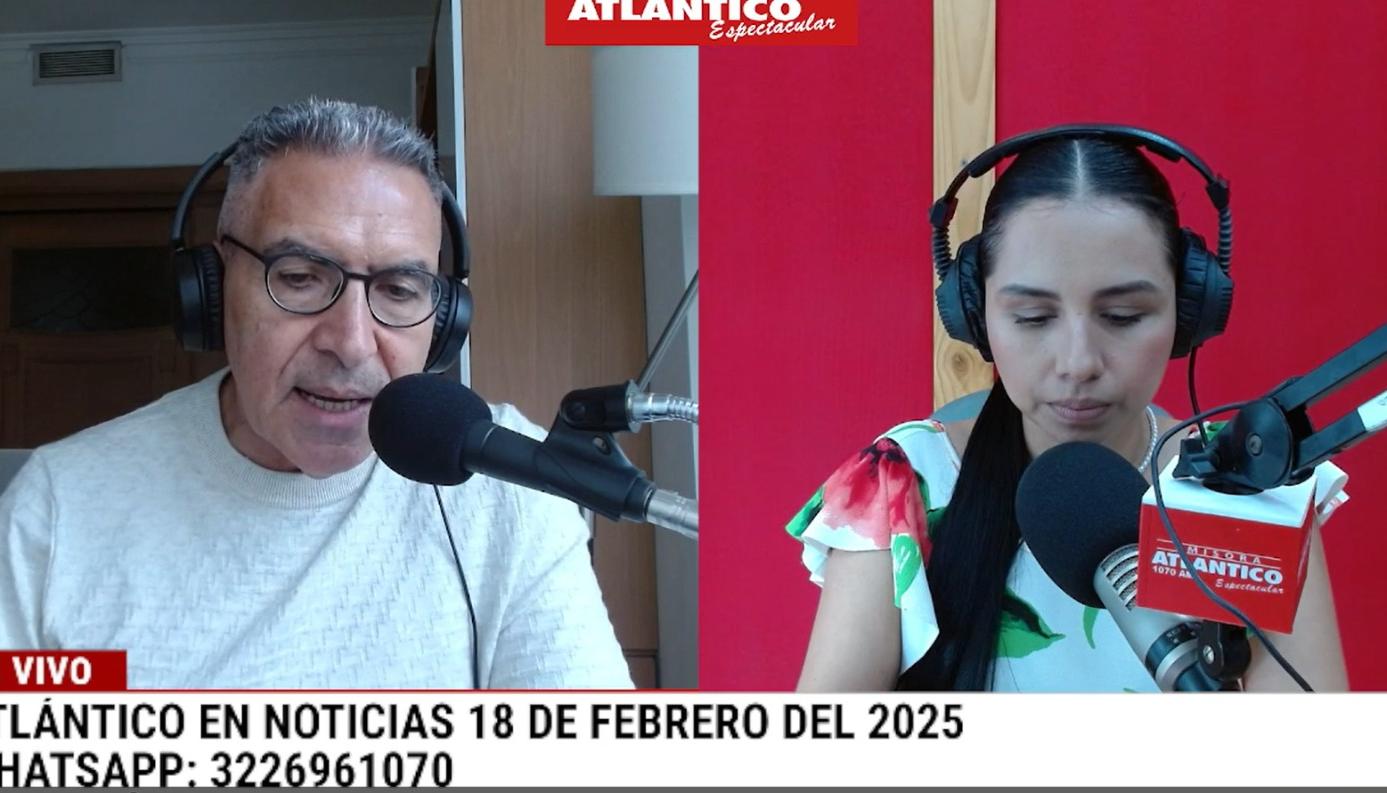 Transmisión de Atlántico en Noticias.