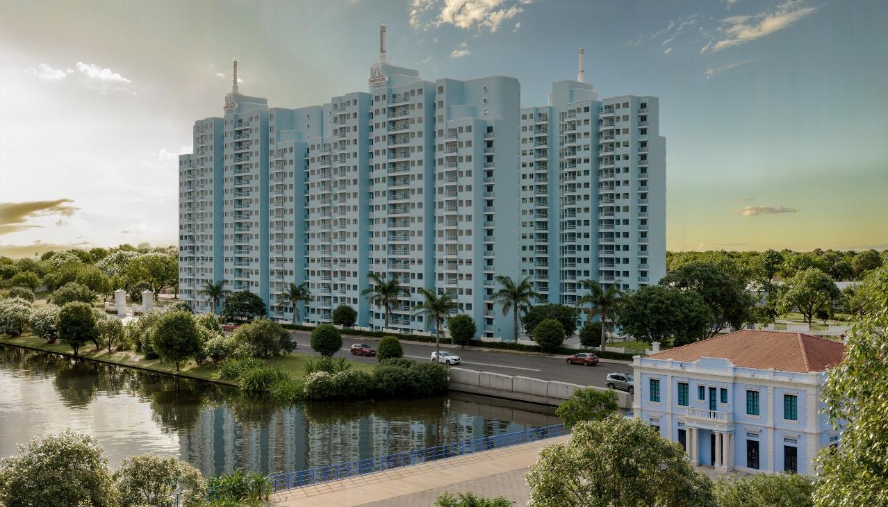 Distrito del Río, ubicado diagonal a la Intendencia Fluvial.