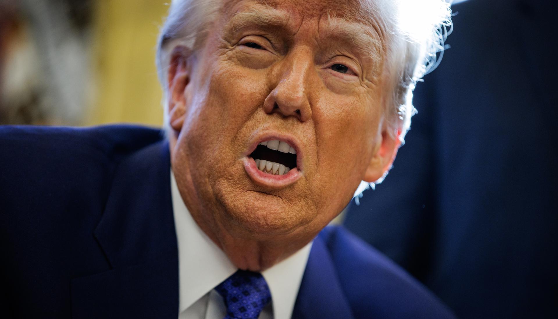 Donald Trump, Presidente de Estados Unidos. 