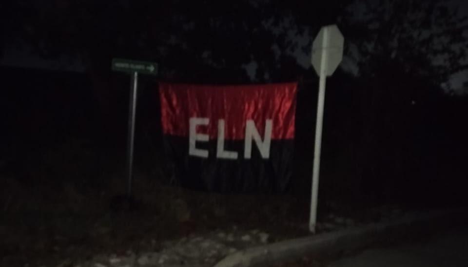 Lugar donde fue puesta la bandera.