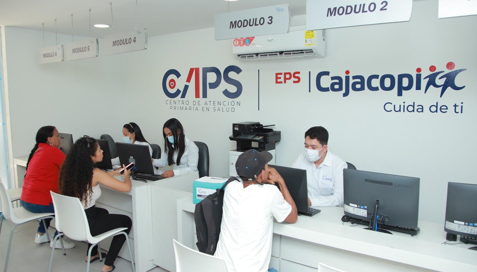 Centro de atención de Cajacopi EPS.