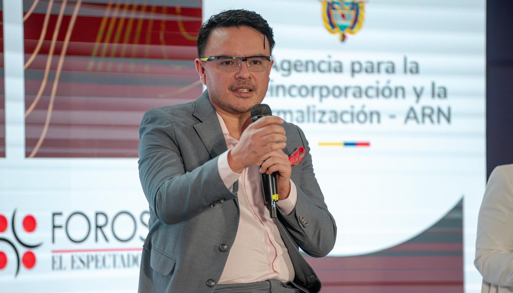 El director de la Agencia Nacional de Tierras, Felipe Harman. 