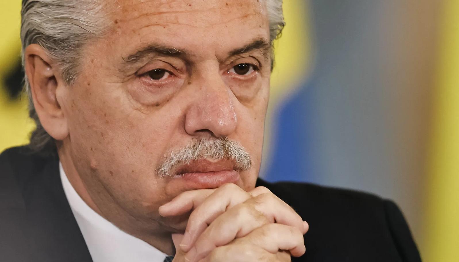 El expresidente argentino Alberto Fernández.