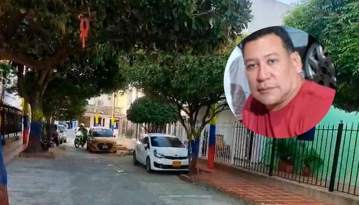 Norbey Ruiz Correa fue asesinado en esta cuadra del barrio Galán. 