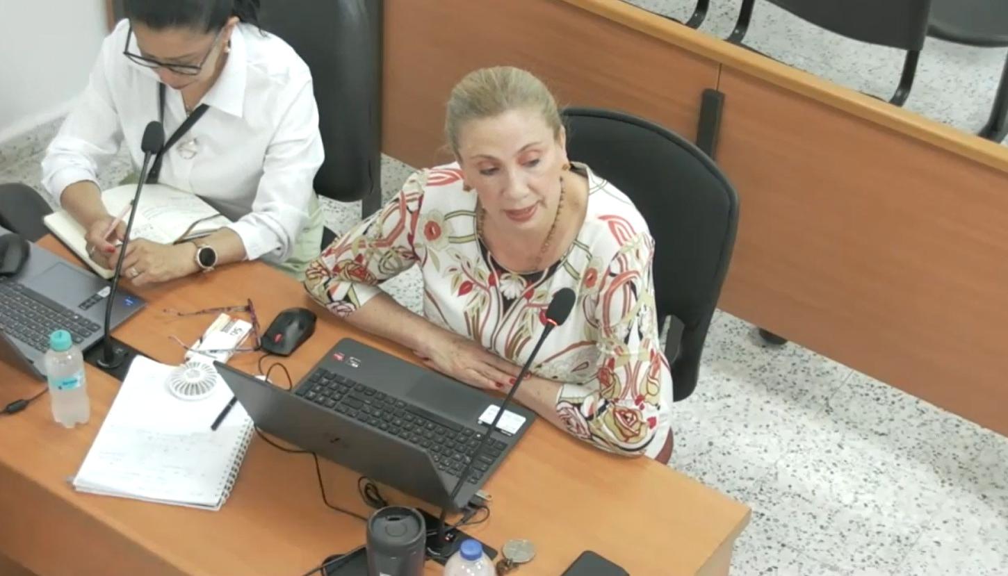 La Fiscal Tercera contra el Lavado de Activos, Lucy Marcela Laborde. 