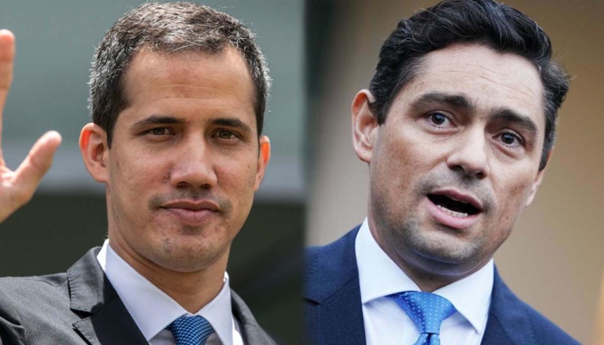 Los opositores Juan Guaidó y Carlos Vecchio. 