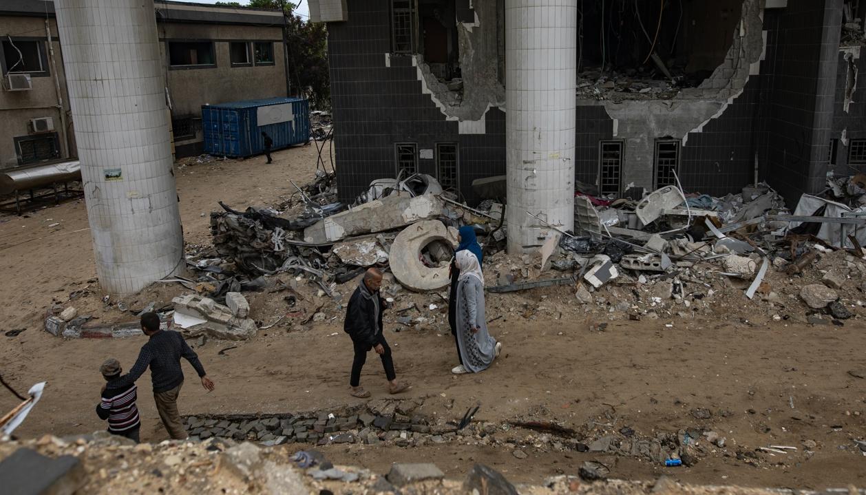 La destrucción en Gaza.