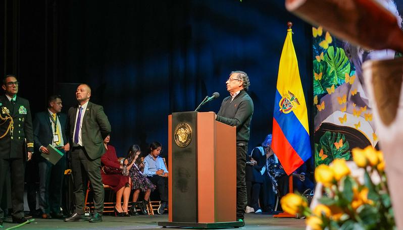 El Presidente Gustavo Petro. 