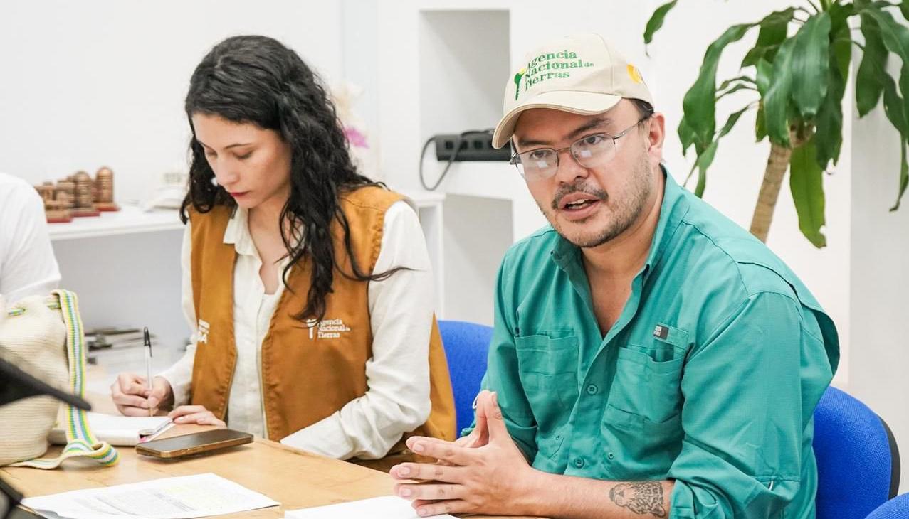 El director de la Agencia Nacional de Tierras, Felipe Harman.