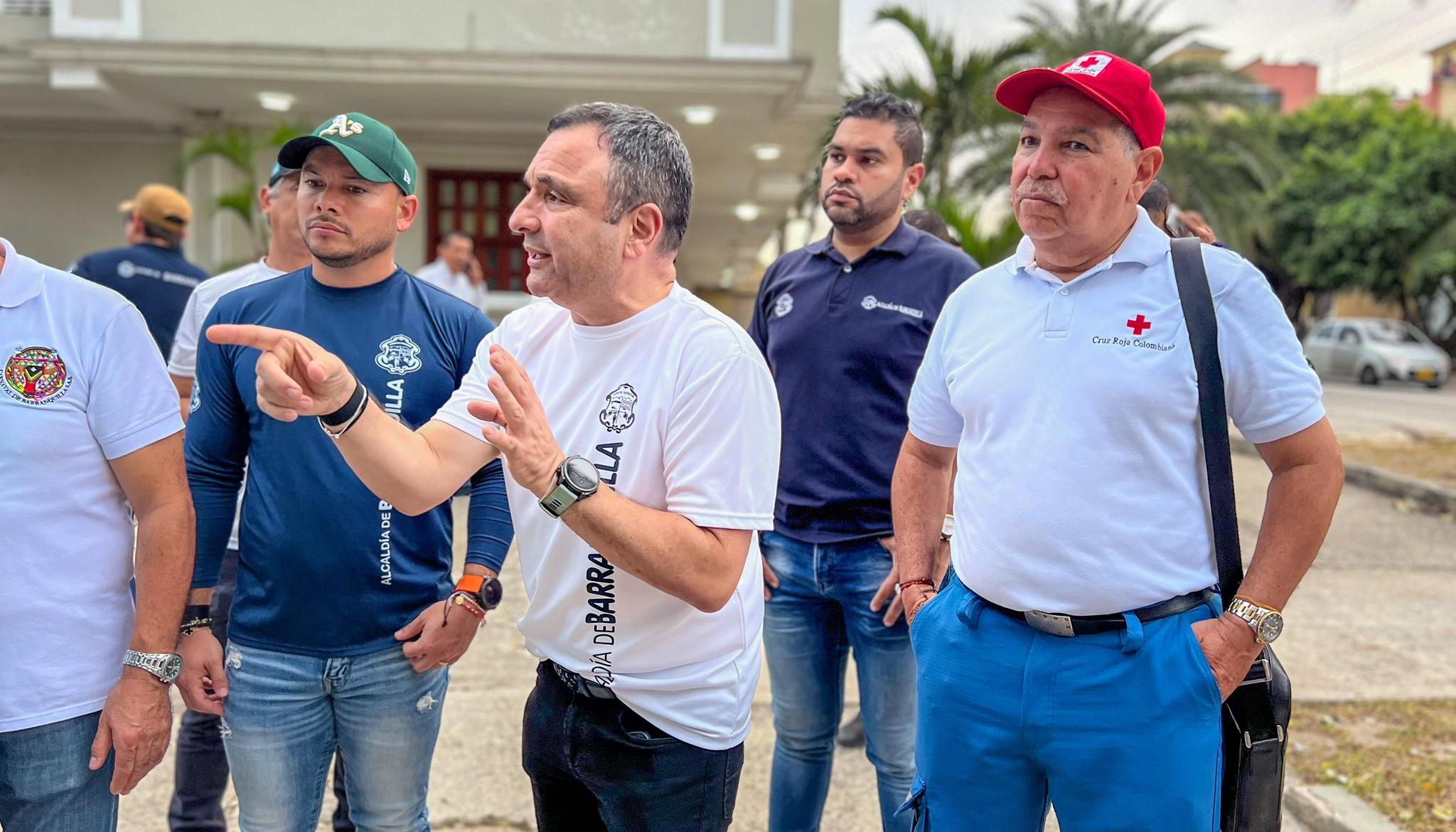 Imagen de la inspección liderada por el secretario de Seguridad, Yesid Turbay.