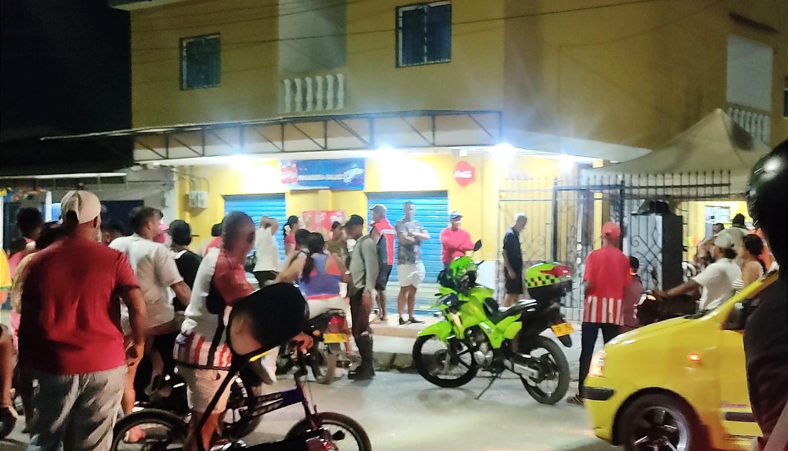 Lugar donde ocurrió el hecho de sangre en el barrio Los Ángeles III. 