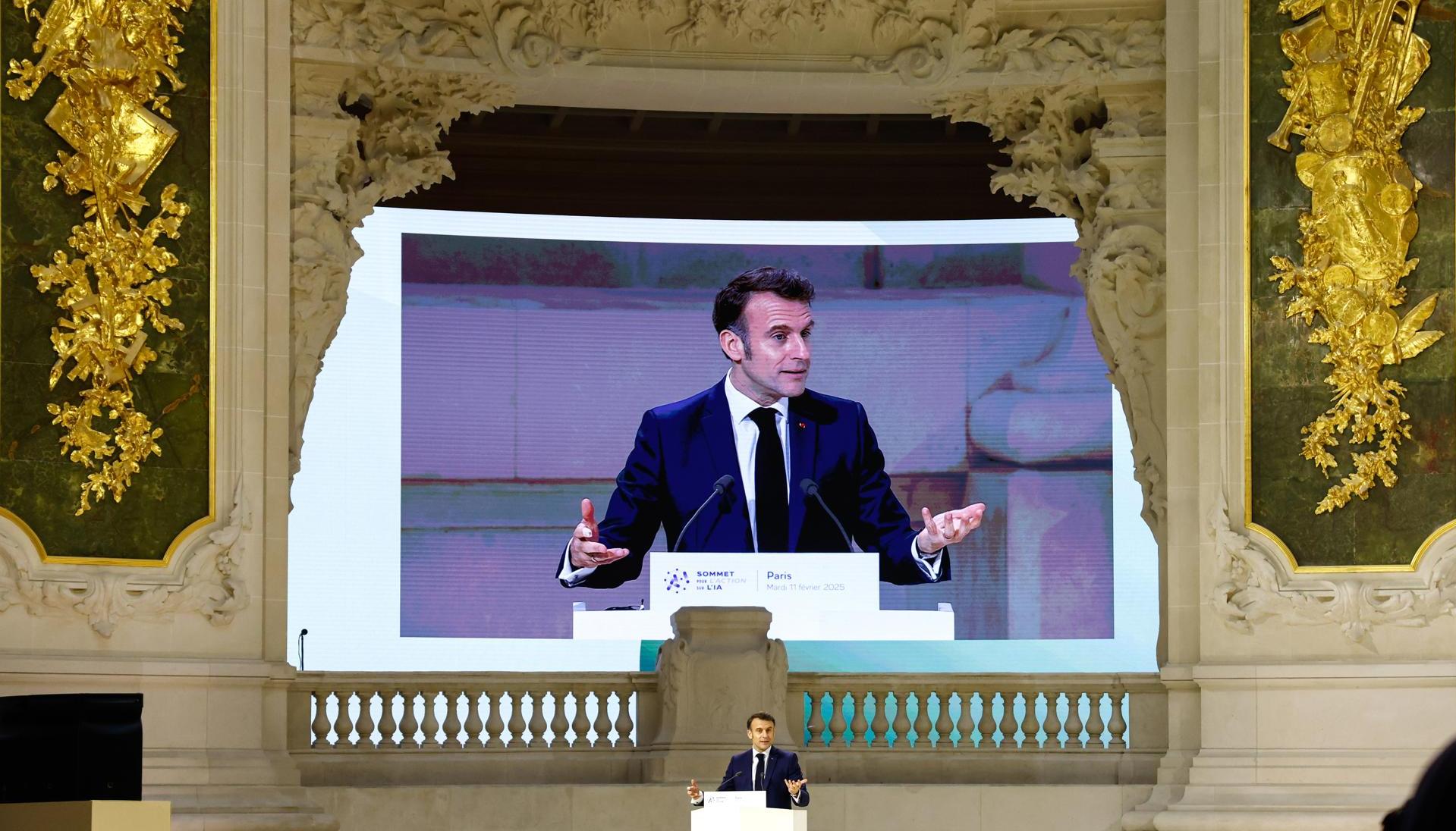 Emmanuel Macron, presidente de Francia. 