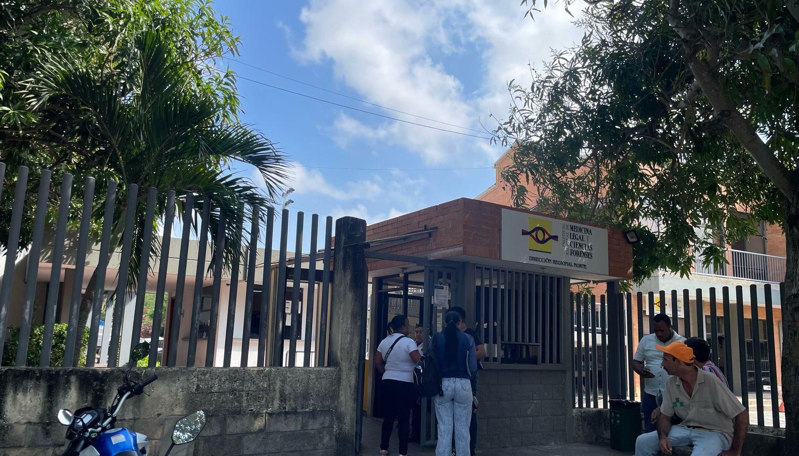 Fachada de Medicina Legal, en Barranquilla. 