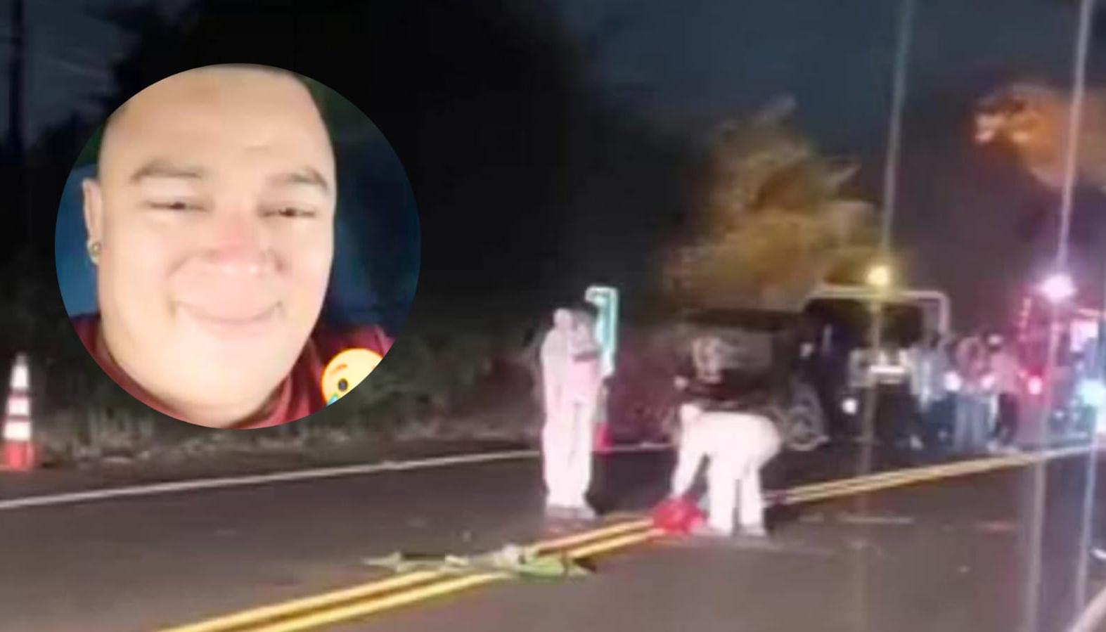 Edwin Alberto Truyol De Los Ríos murió en el acto. 