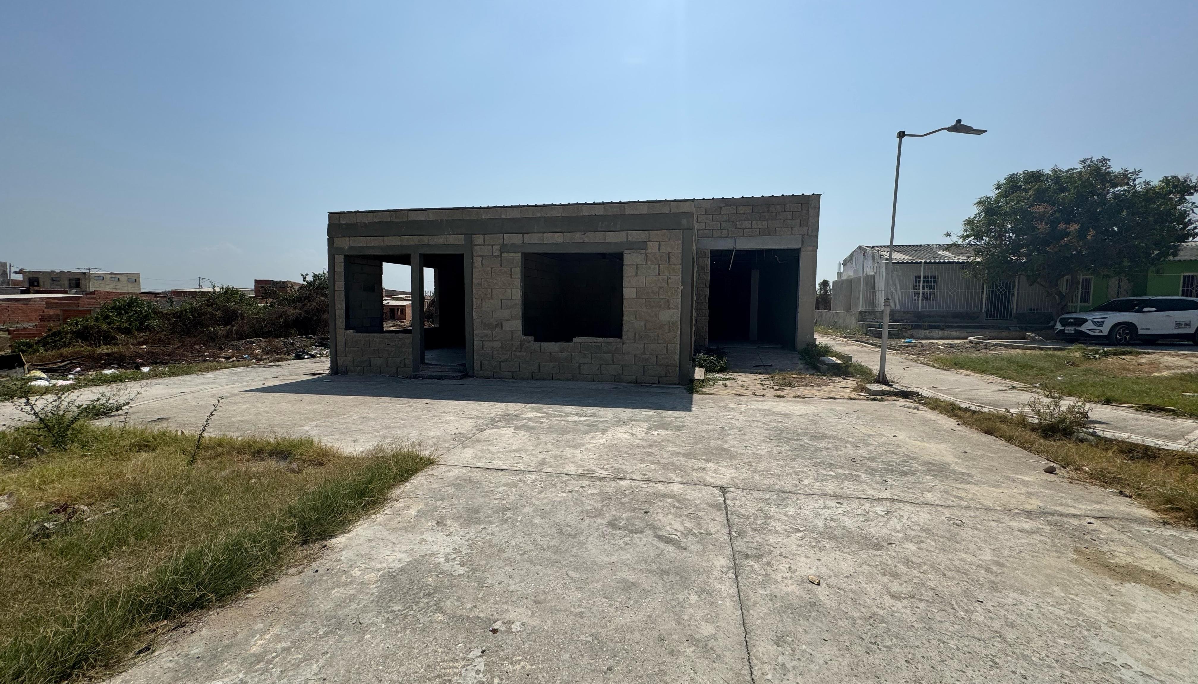 Así se encuentra la obra inconclusa del parque 'Sacúdete'. 