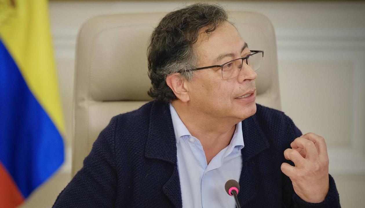 El Presidente Gustavo Petro.