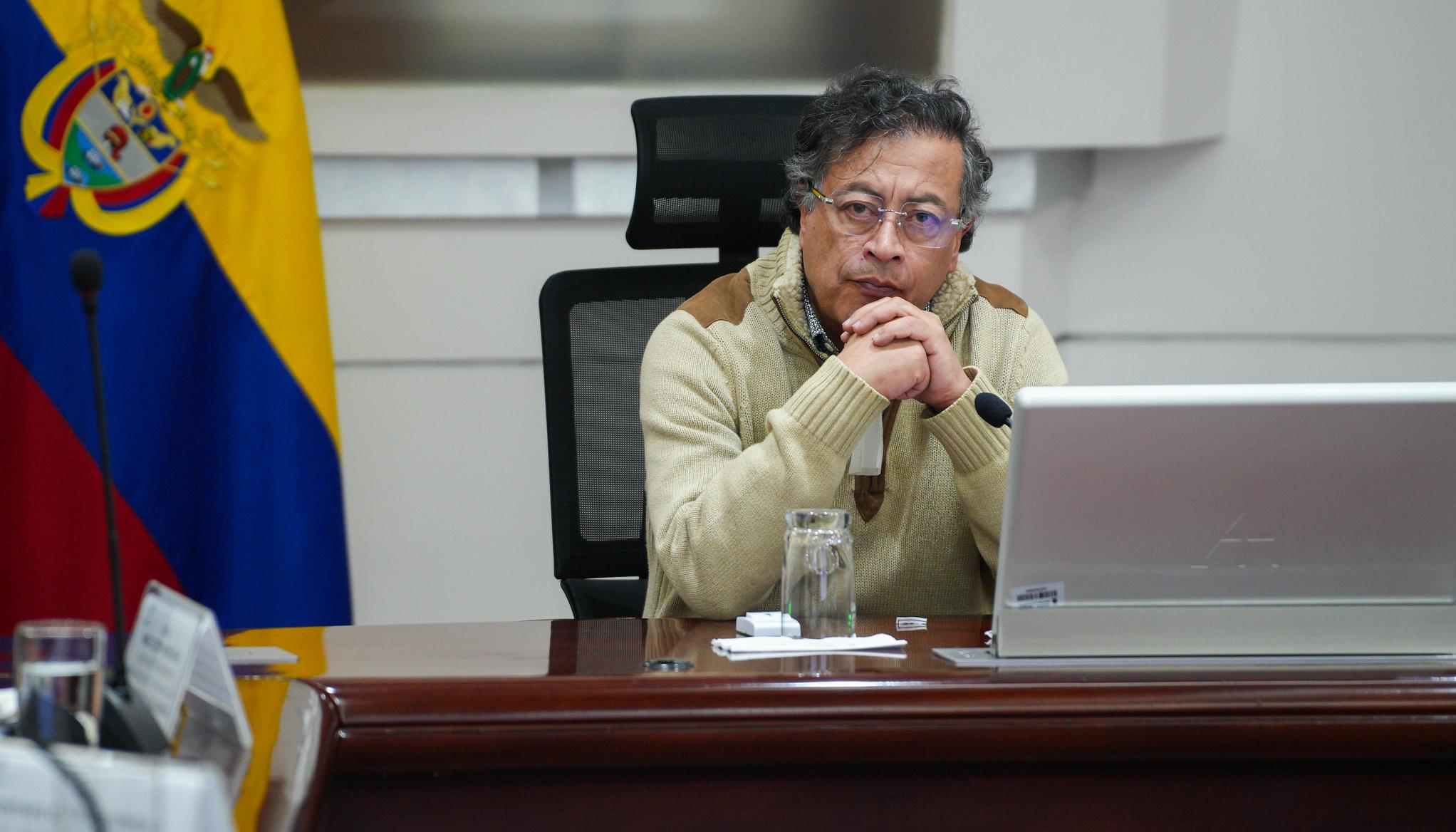 El Presidente Gustavo Petro.