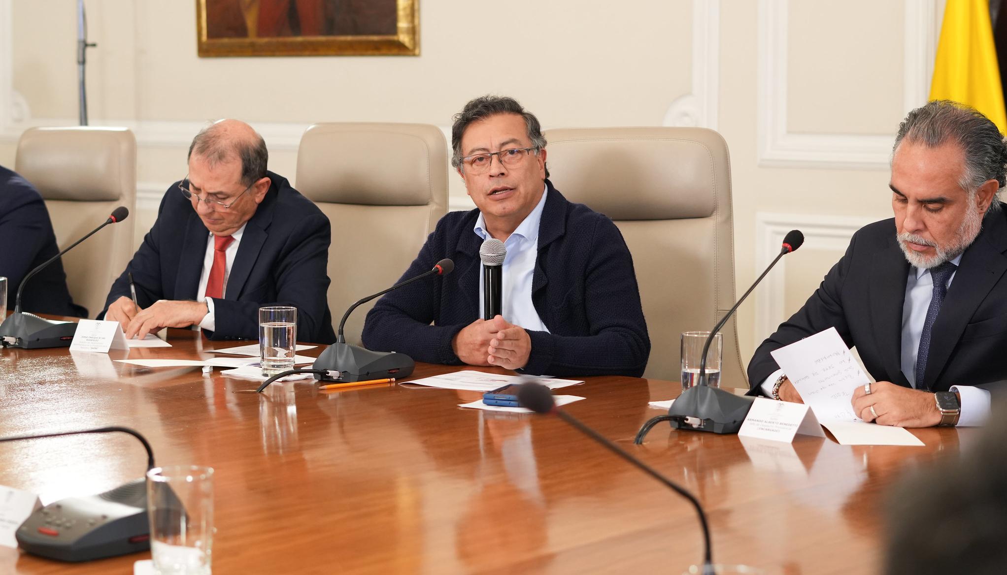 Gustavo Petro y Armando Benedetti.