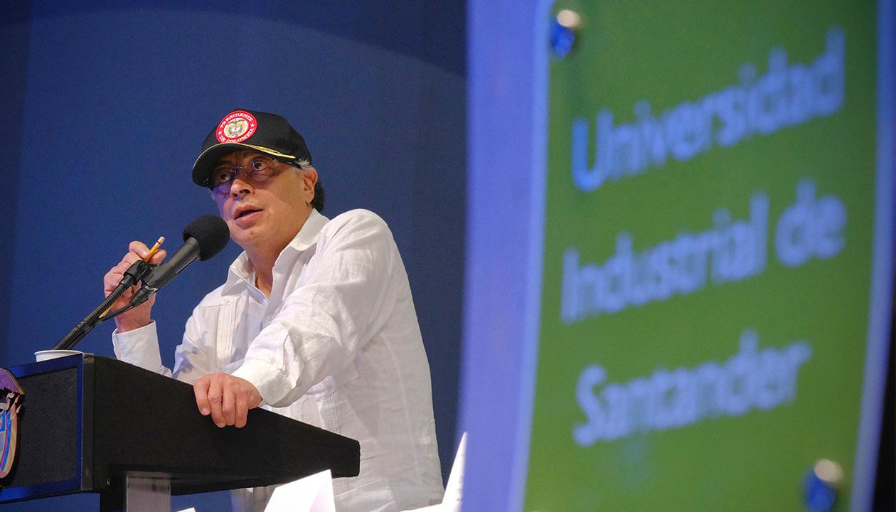 El Presidente Gustavo Petro.