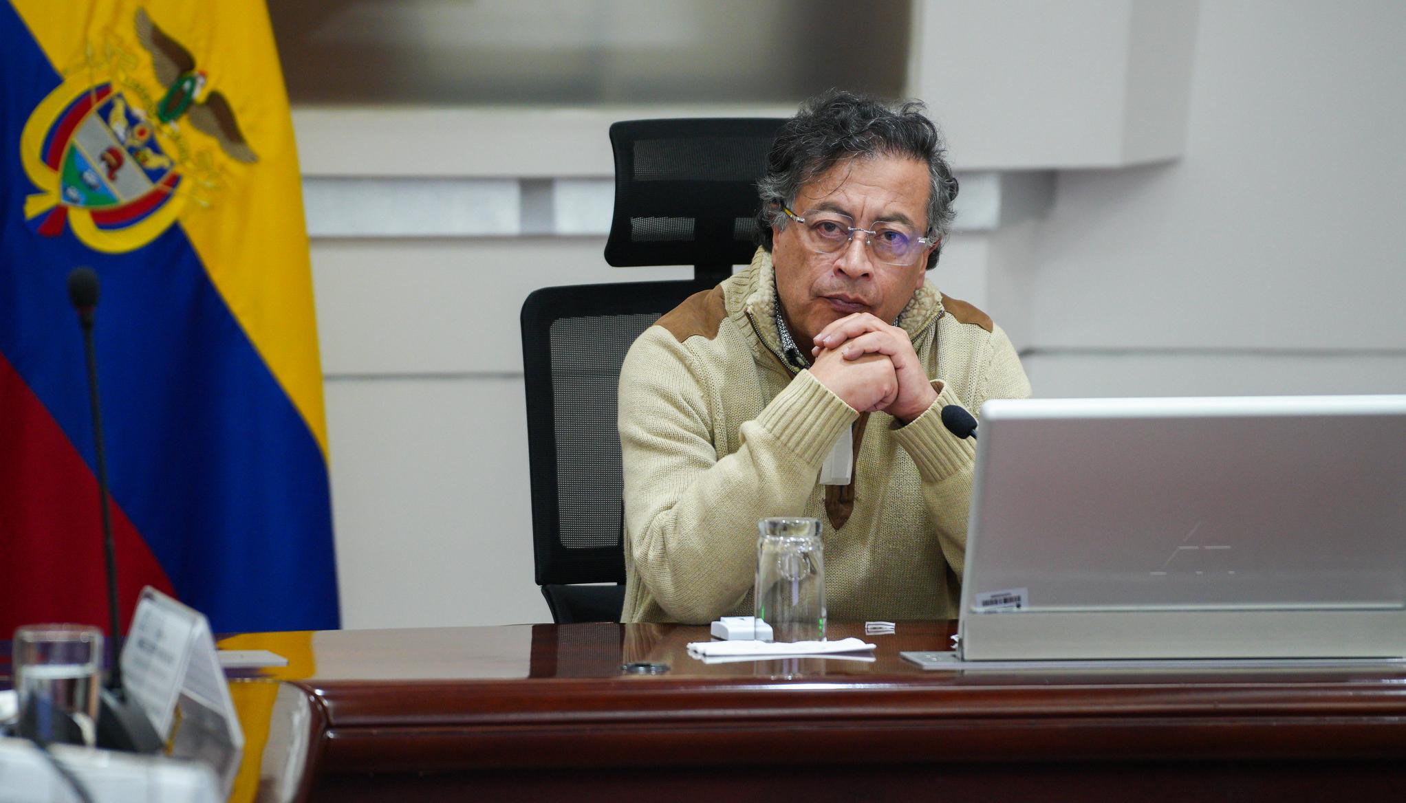 El Presidente Gustavo Petro.