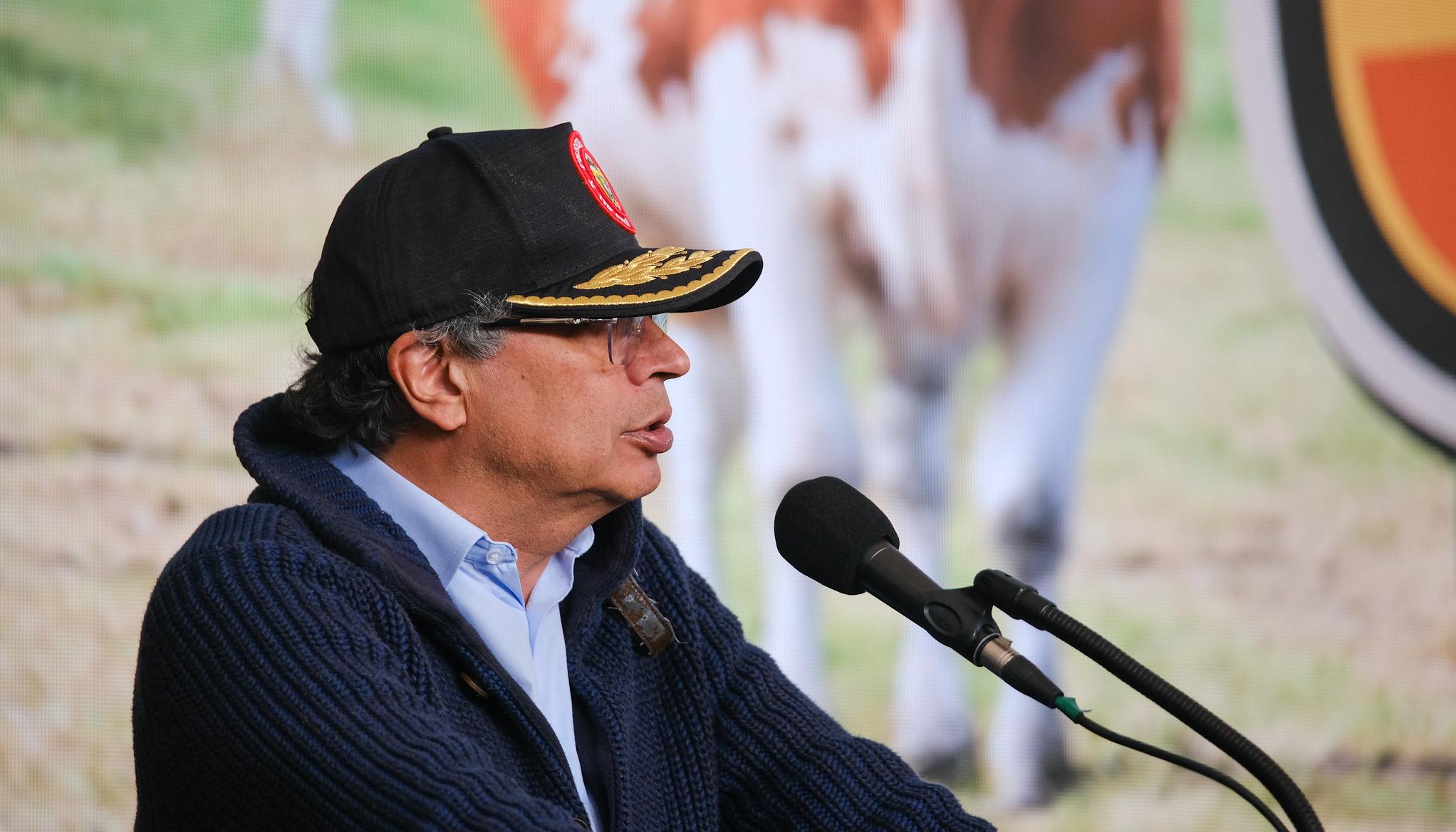 El Presidente Gustavo Petro.