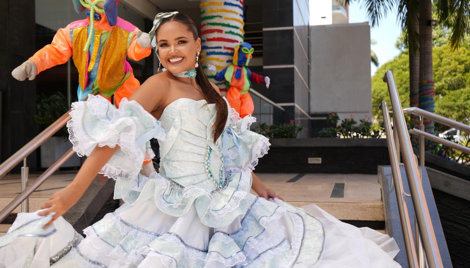 Jarilyn Fandiño, Reina del Carnaval de Santo Tomás. 