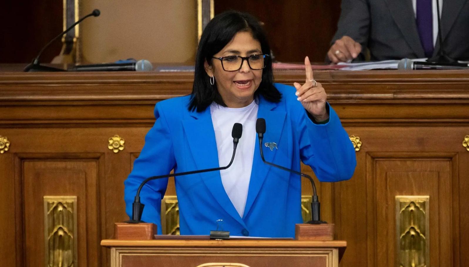 La vicepresidenta ejecutiva de Venezuela, Delcy Rodríguez.