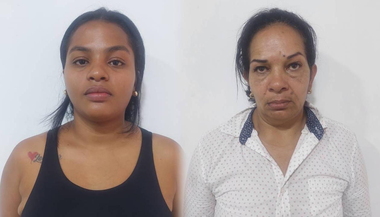 Maryvi Angulo Isaza y Ángela María Pedraza.