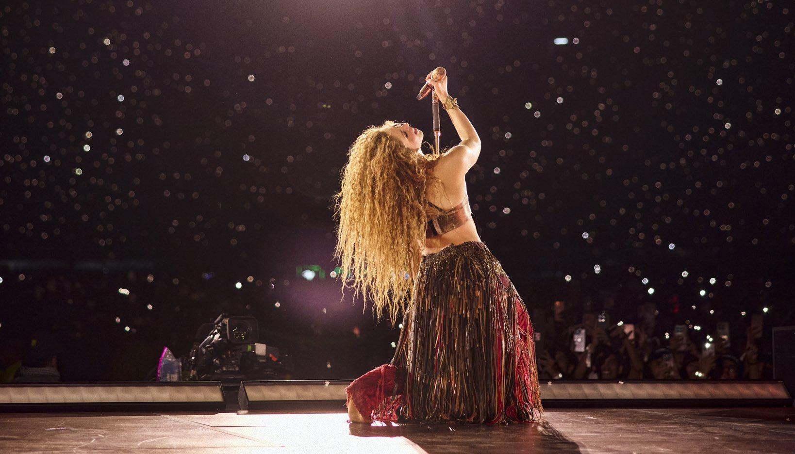 Shakira en concierto.