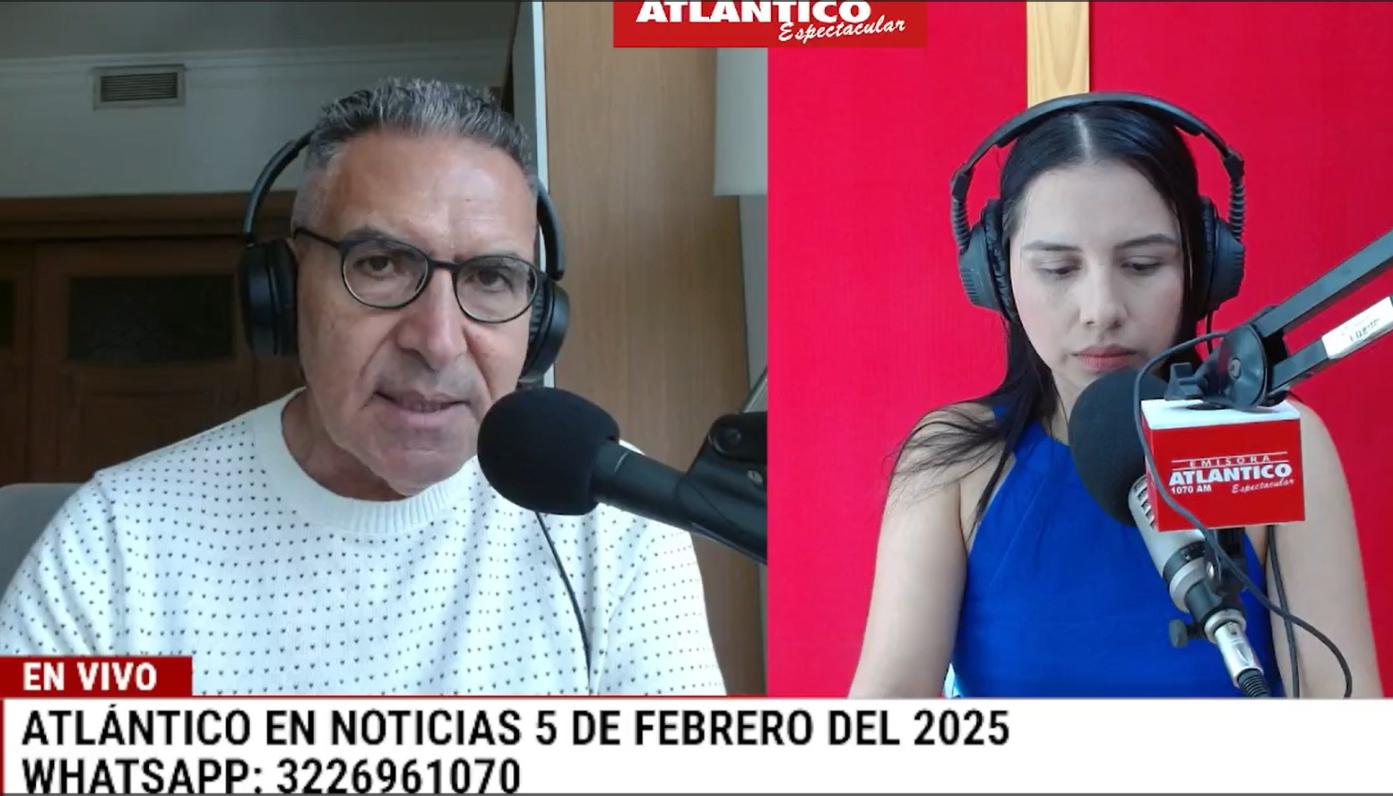 Transmisión de Atlántico en Noticias.