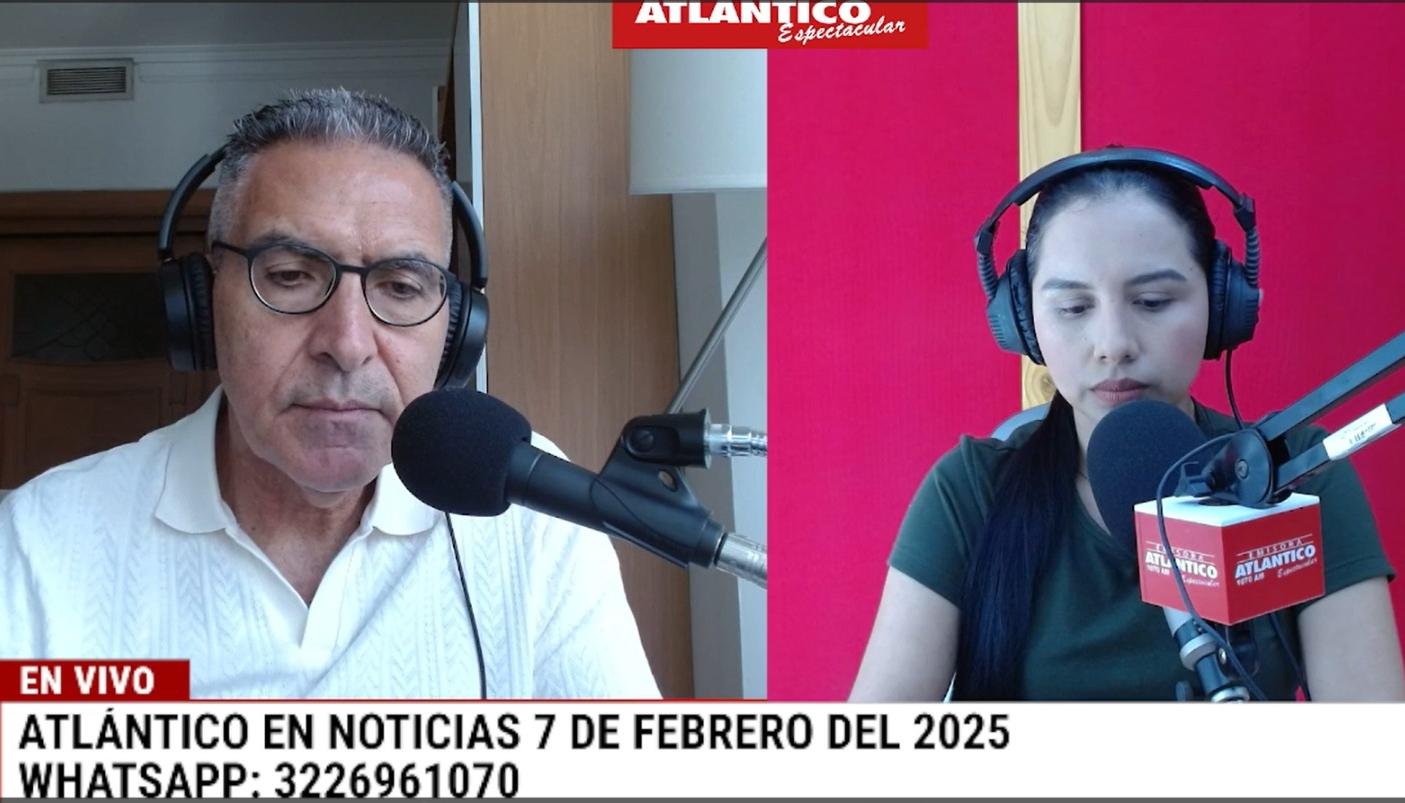 Transmisión de Atlántico en Noticias.