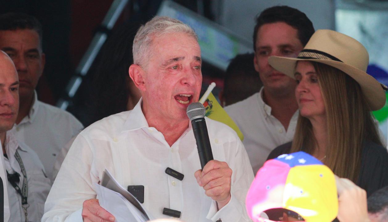 El expresidente Álvaro Uribe Vélez.