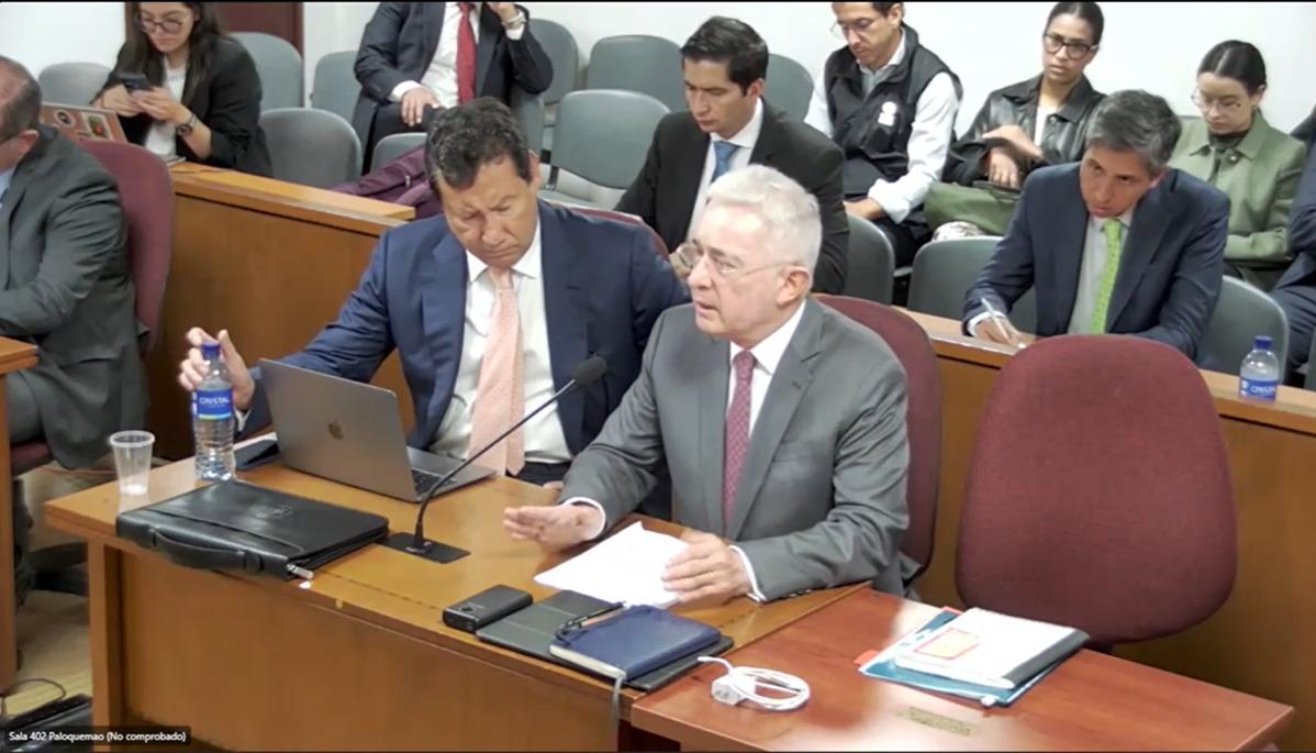 Juicio oral contra Álvaro Uribe.
