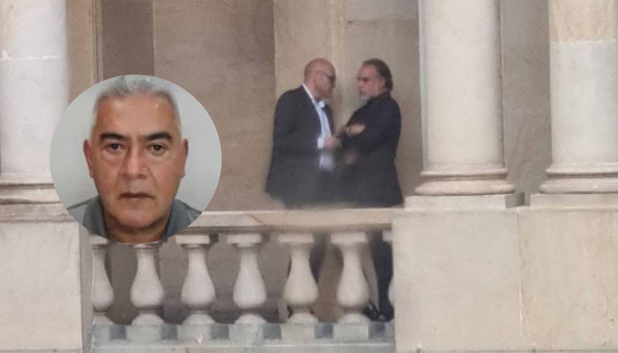 Xavier Vendrell y Armando Benedetti reunidos durante el Consejo de Ministros.
