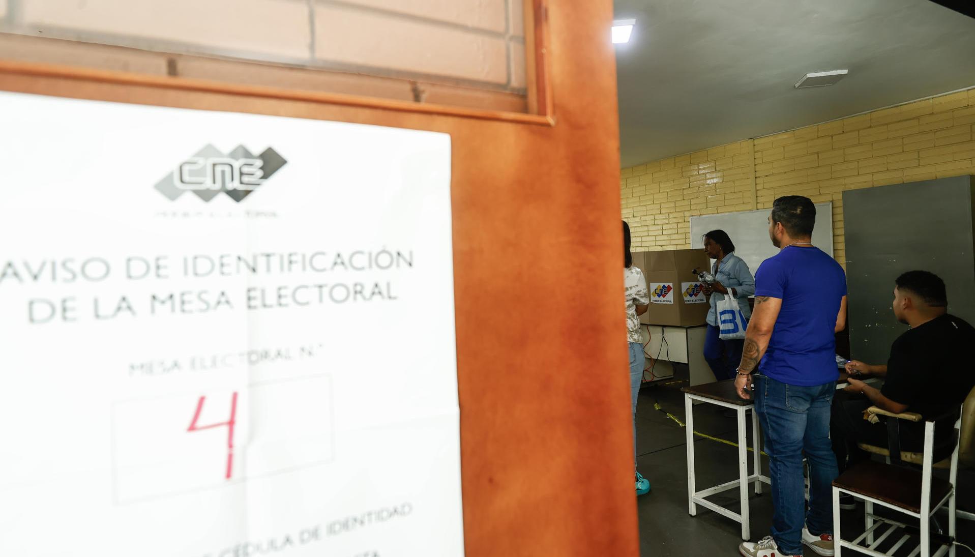 Imagen de referencia de votación en Venezuela.