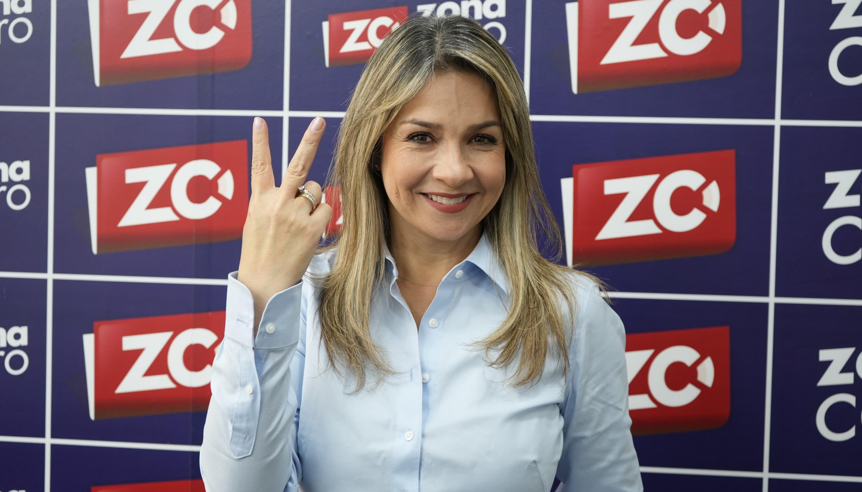 La precandidata presidencial Vicky Dávila.