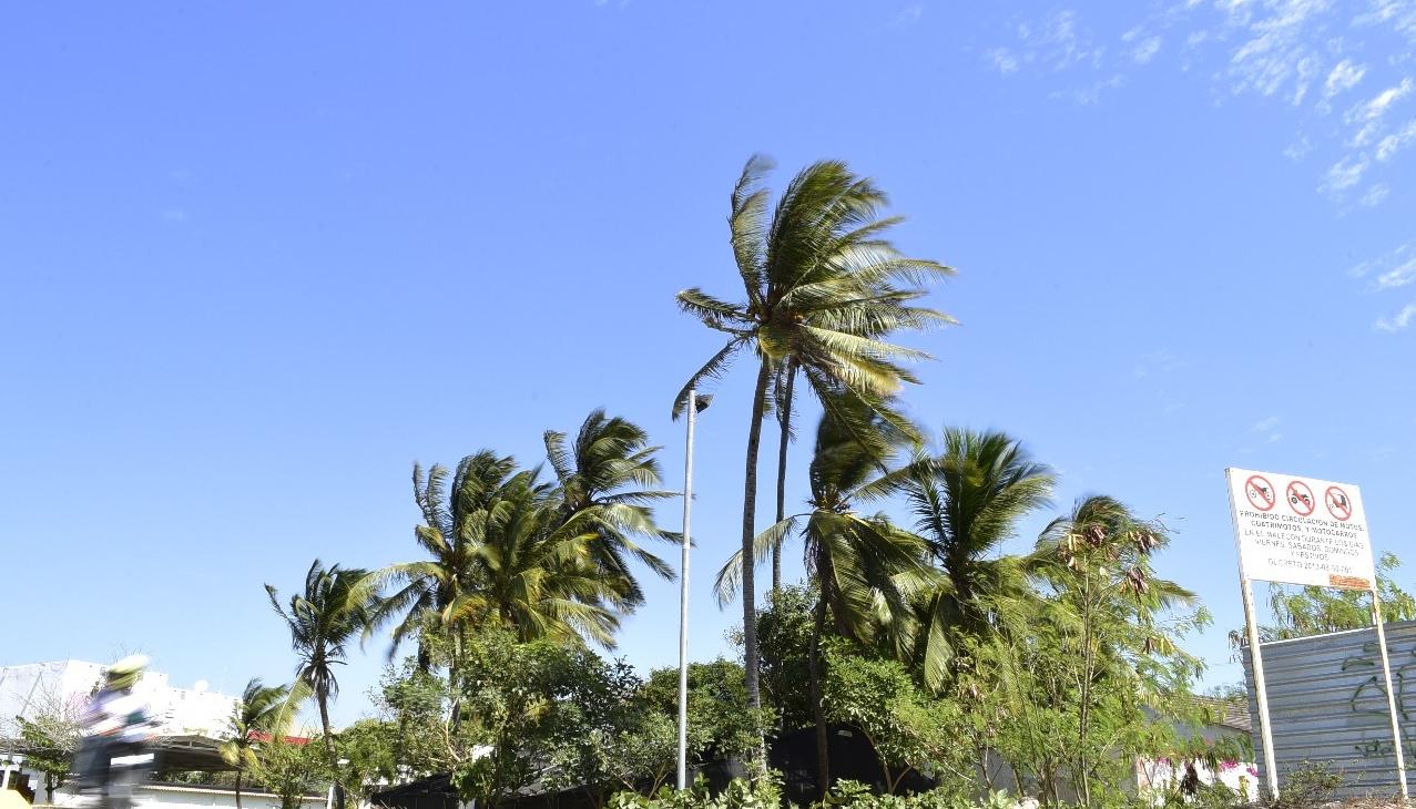 Los vientos pueden generar emergencia en la ciudad. 