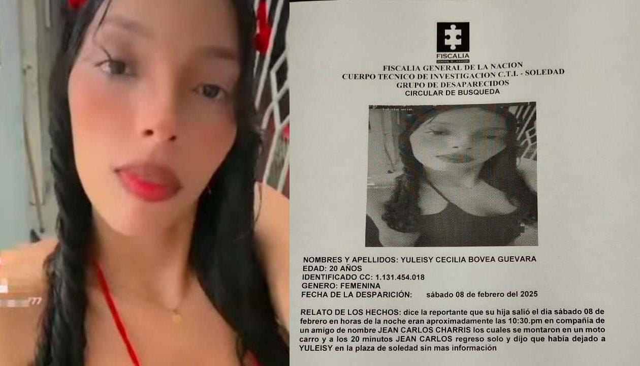 Yuleisy Cecilia Bovea Guevara.