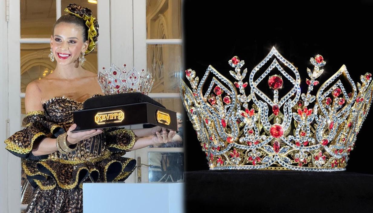 Está es la corona que lucirá la soberana. 