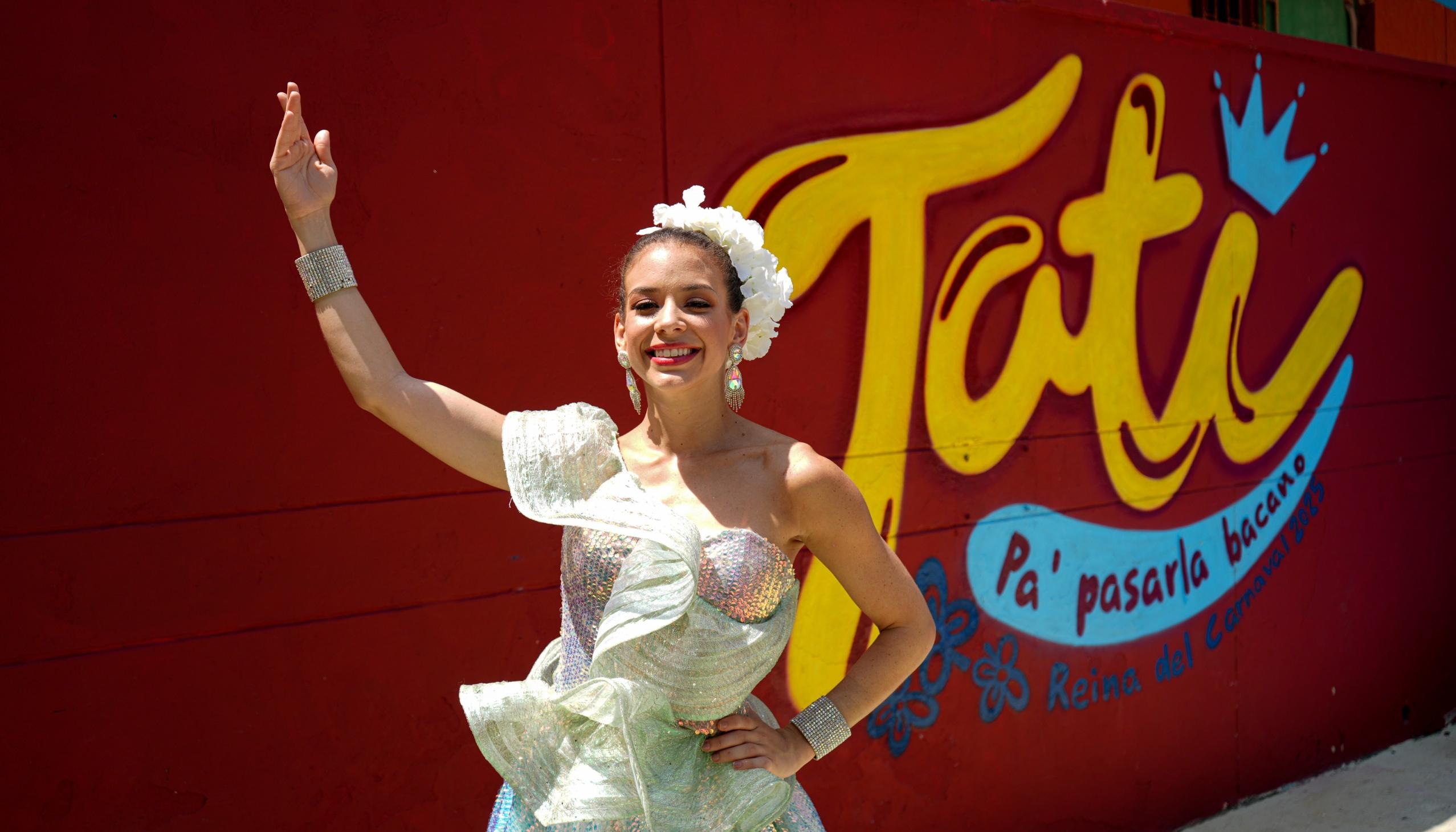 Reina del Carnaval Tatiana Angulo Fernández De Castro. 