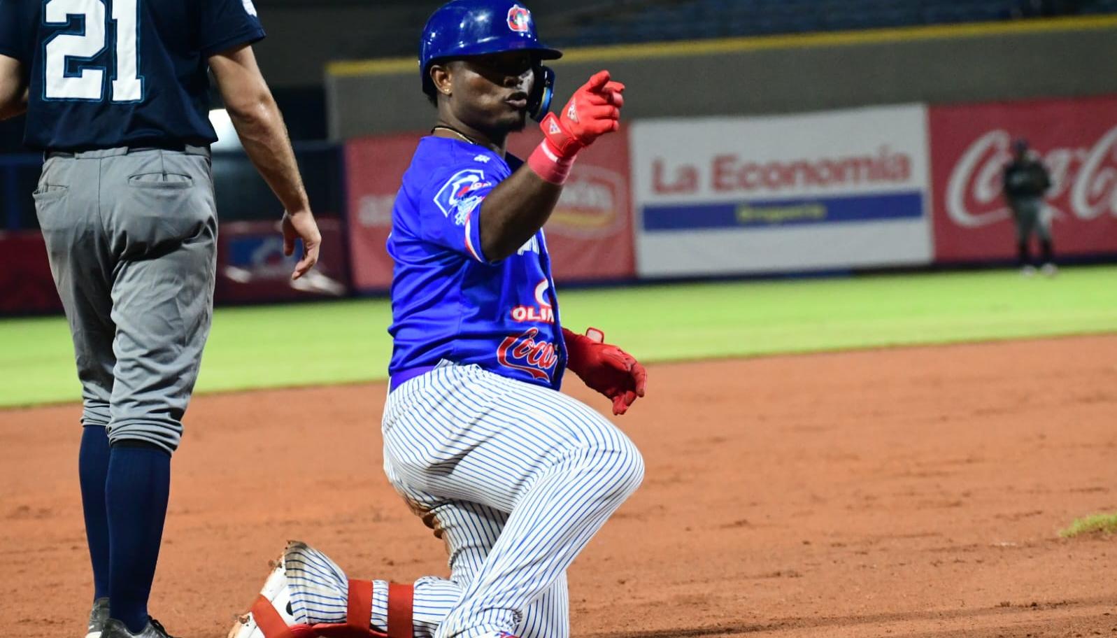 Dilson Herrera, pelotero de la Selección Colombia de béisbol.