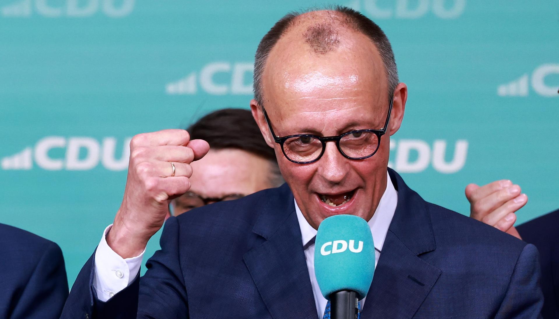 Friedrich Merz, líder del bloque conservador alemán. 