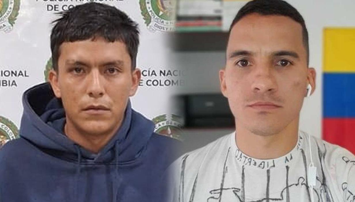 (Izq.) Alias 'El Gocho' y (Der.) Ronald Ojeda, exmilitar venezolano asesinado.
