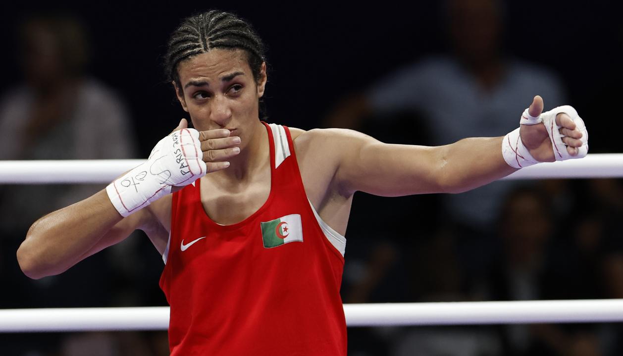 La argelina Imane Khelif ganó la medalla de oro en París 2024.