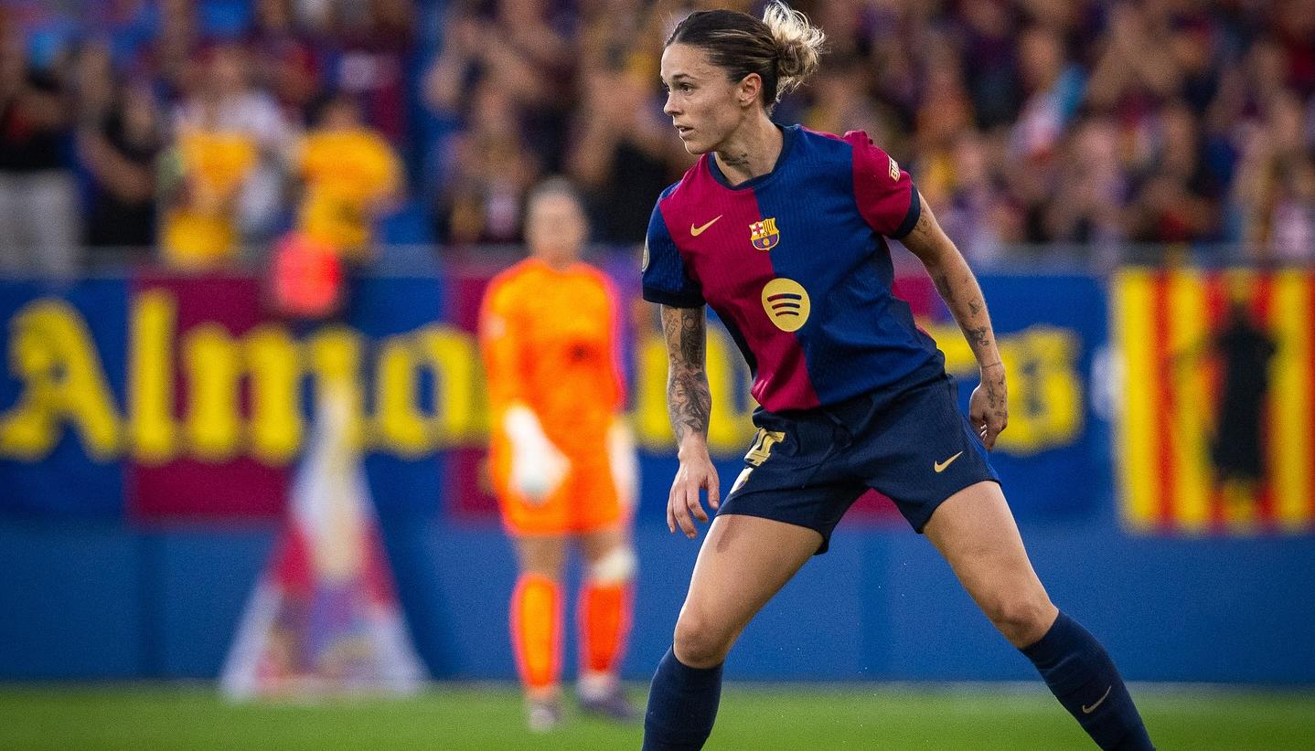 'Mapi' León, jugadora del Barcelona femenino.