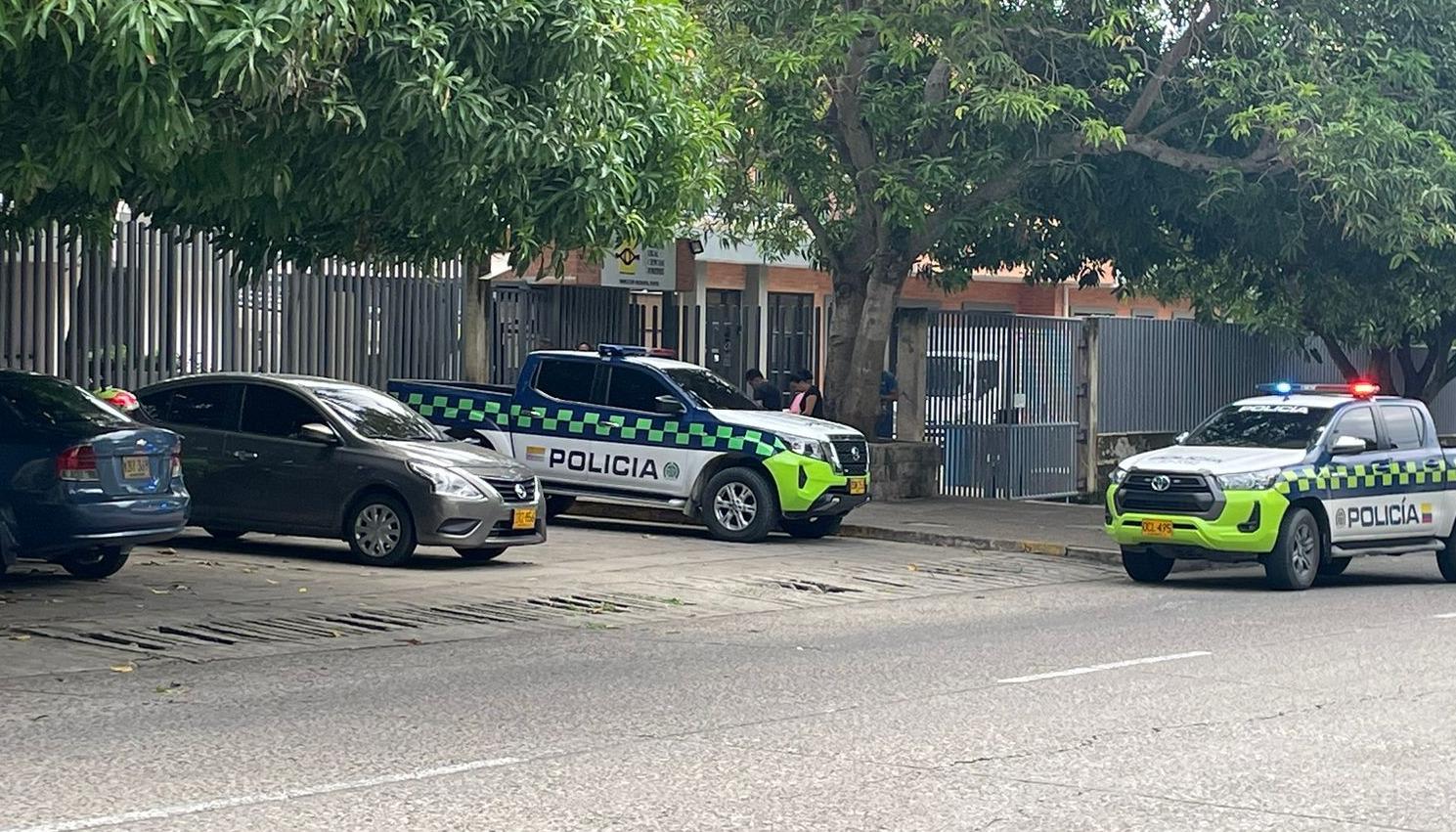 Aspecto de Medicina Legal, en Barranquilla. 