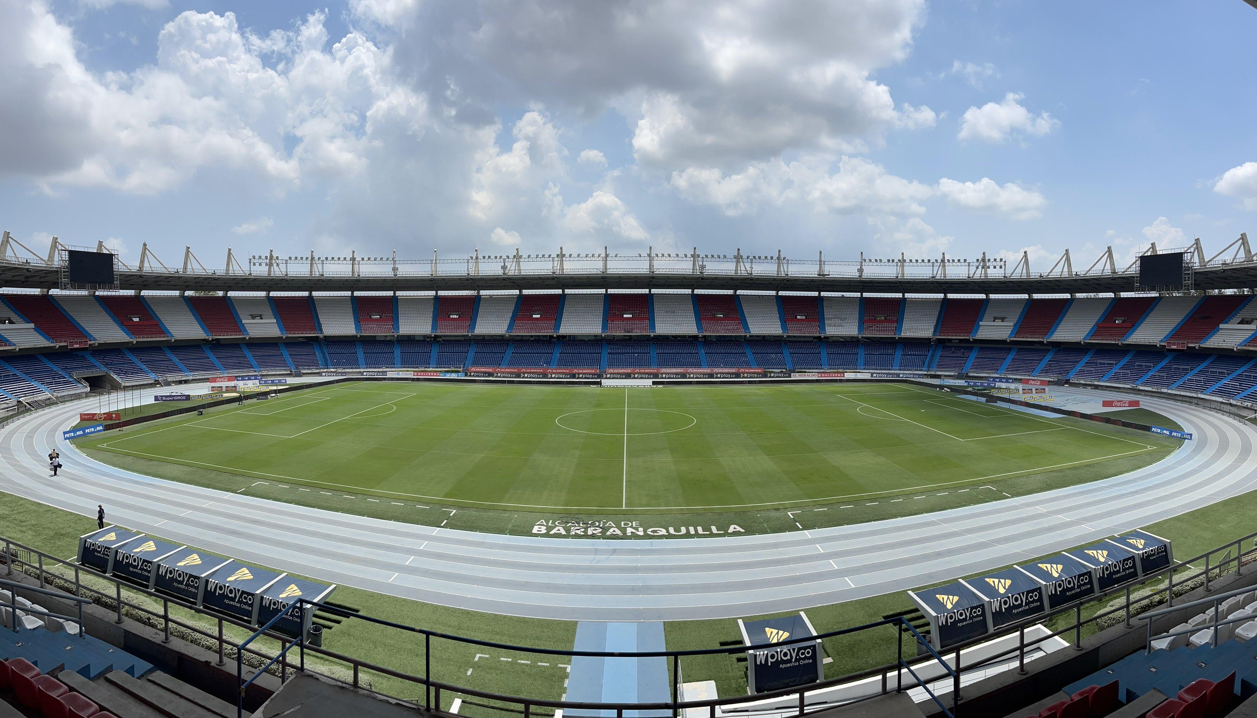 Estadio Metropolitano Roberto Meléndez, escenario del partido Junior vs. América.