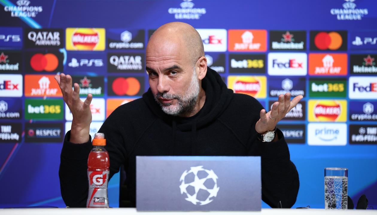 Pep Guardiola, entrenador del Manchester City.