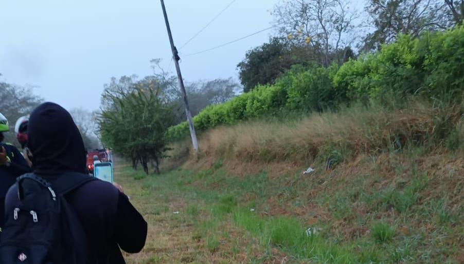 Aspecto del lugar en donde encontraron el cuerpo sin vida de 'El zorro'. 